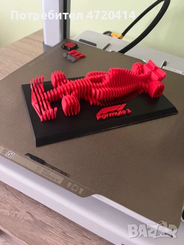 3д принтирана колекционерска f1 кола 