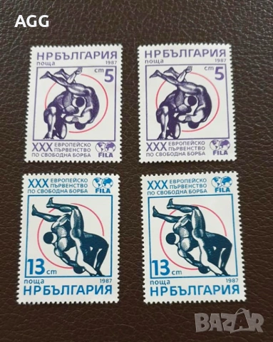  XXX европейско първенство по свободна борба  НР България 1987 г.