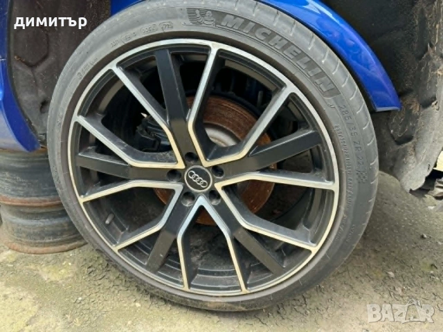 гуми с джанти audi q7 4m audi sq7 a8 285/35 zr22 michelin pilot sport