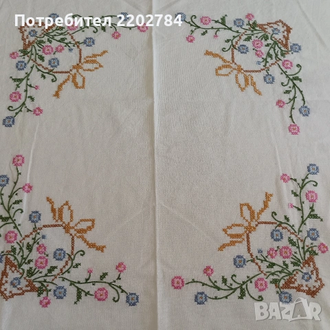 Битови карета, бродерия,каре, снимка 11 - Покривки за маси - 55242835