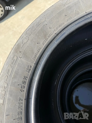 Гуми 235/60/17 Bridgestone, снимка 5 - Гуми и джанти - 55176100