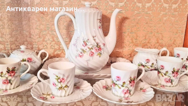 Колекционерски сервиз за кафе , Limoges., снимка 7 - Сервизи - 54553598
