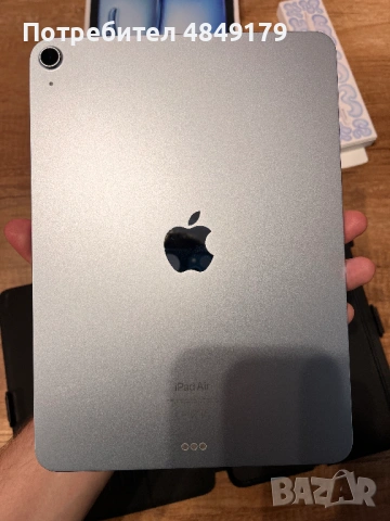 iPad Air 11" M2 (128GB) + Apple Pencil Pro и калъф | 100% батерия, снимка 3 - Таблети - 54803757