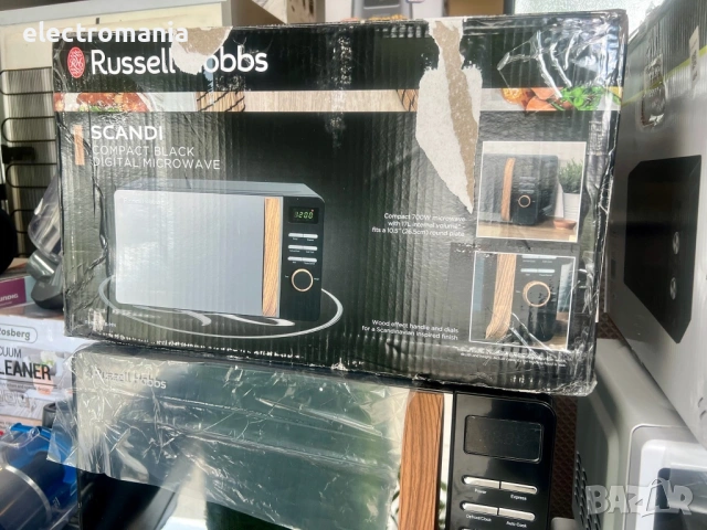ЧИСТО НОВА!!! микровълнова Russel Hobbs RHMD714B-MN Scandi Design , снимка 4 - Микровълнови - 54511104