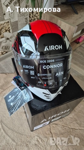 Каска за цялото лице AIROH Connor Dunk, снимка 2 - Други спортове - 54537682