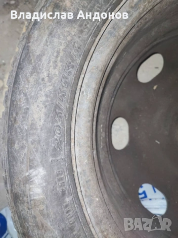 4 бр Джанти с Гуми за Пежо 205/55R16, снимка 2 - Гуми и джанти - 54774671