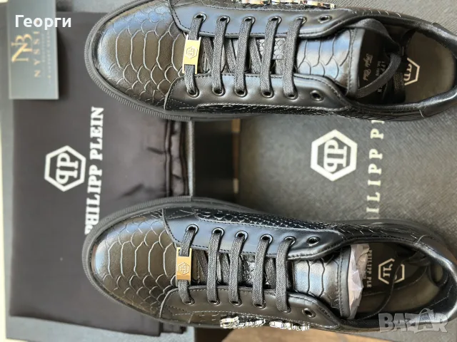 Philipp plein loro pianа мужки обувки, снимка 4 - Мокасини - 55683381