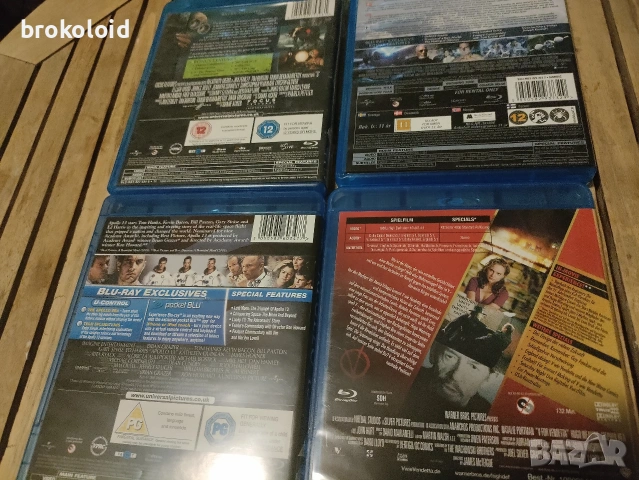 V for Vendetta, 9, Apollo 13, Oblivion - блу рей колекция , снимка 2 - Blu-Ray филми - 54655007