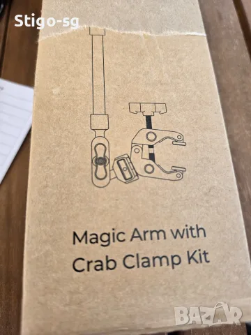 SmallRig Magic Arm with Crab Clamp Kit 4766 – оригинална професионална стойка за телефон, камера, уе, снимка 9 - Селфи стикове, аксесоари - 55564204