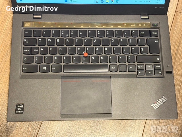 Lenovo x1 carbon i7-4550U/8RAM/512SSD/Intel HD 5000/2K QHD, снимка 2 - Лаптопи за работа - 54984285