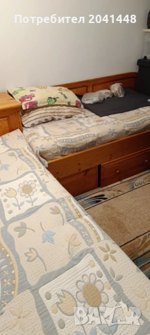 Легло от чам / или комплект ъглови легла, снимка 5 - Спални и легла - 54079269