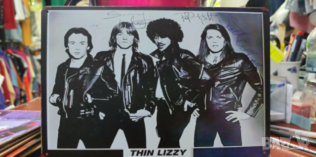 Thin Lizzy -метална табела(плакет), снимка 2 - Китари - 54487480