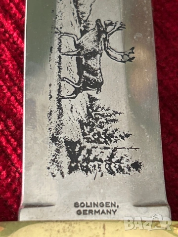 Стара ловна кама Solingen, снимка 2 - Ножове - 54747832