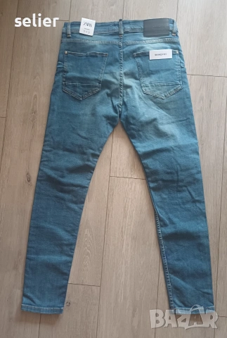 ZARA SKINNY-оригинални мъжки дънки Размер:34/30 Нови с етикет Цена:27евро, снимка 2 - Дънки - 55075166