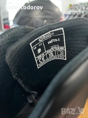 Мото боти ботуши ALPINESTARS FASTER-3 RIDEKNIT, номер 42, като нови,цена 99.00EUR, снимка 4 - Аксесоари и консумативи - 55328957