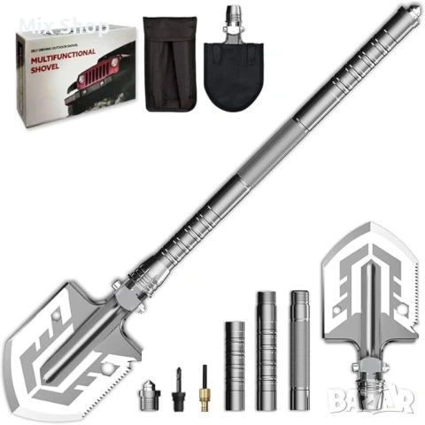 Нова Лопата за къмпинг и туризъм, многофункционална, сгъваема, подвижна