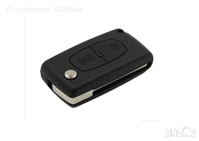 Кутийка за ключ с 2 бутона CITROEN & PEUGEOT, HU83, CE0536, снимка 3 - Части - 54621244