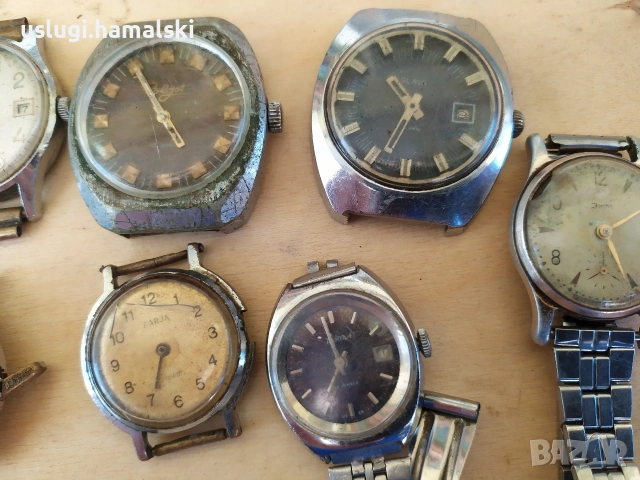 Лот стари руски часовници и капаци, снимка 3 - Антикварни и старинни предмети - 54329899