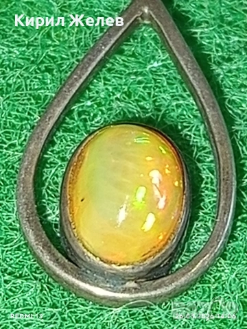 Ретро сребърна висулка нежно Арт бижу майсторска изработка 54182, снимка 3 - Колиета, медальони, синджири - 53984350