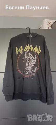 H&M x Def Leppard размер L band суичър hoodie 