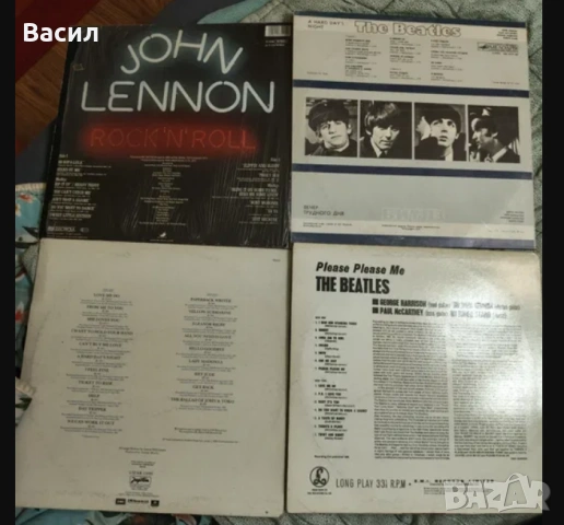 Грамофон FONICA GS-464 и плочи на the Beatles и Jonn Lennon, снимка 8 - Грамофони - 54452379