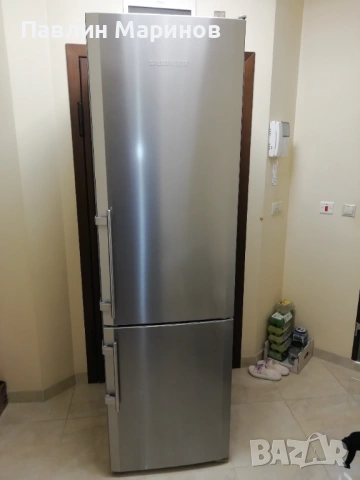 Супер Немски Хладилник с Фризер LIEBHERR ЛИБХЕР CNesf 4003 NO FROST INOX SILVER