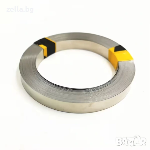 Никелова лента 0.15x8mm, ролка 10м – за точково заваряване на акумулаторни батерии 18650 10236