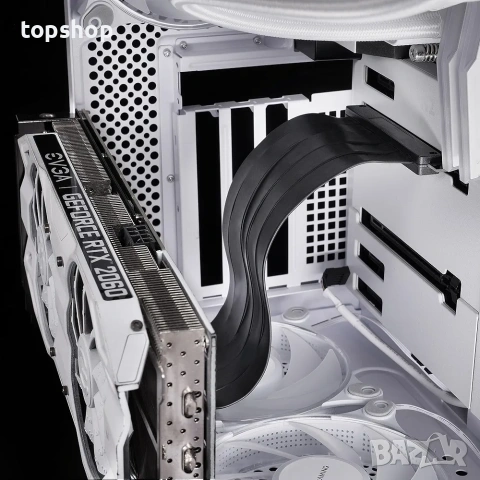 Чисто нов Удължителен Кабел за Вертикален Монтаж на Видеокарта Mars Gaming MCA-PCIE40 Riser Cable PC, снимка 6 - Кабели и адаптери - 54985857