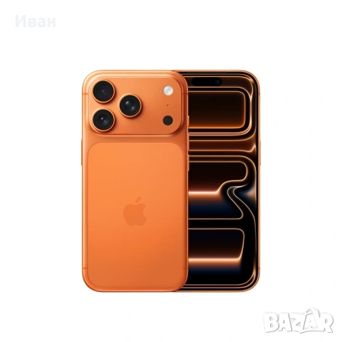 НОВ! ЛИЗИНГ TBI*45€/м iPhone 17 Pro Deep BLUE 256GB айфон 17 про син / ORANGE / SILVER, снимка 6 - Apple iPhone - 54677606