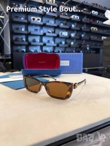 Очила + висок клас калъф + на марката кутия + сертификат + кърпичка Gucci carter miu miu , снимка 12 - Слънчеви и диоптрични очила - 54004785