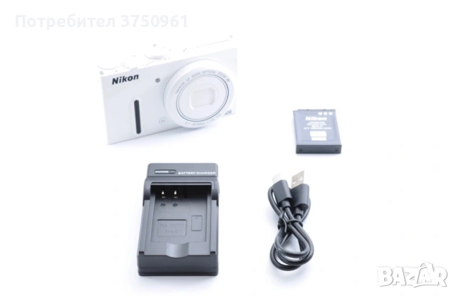 Дигитален фотоапарат Nikon Coolpix P330 White Excellent+5 Compact Digital Camera Z2198, снимка 4 - Фотоапарати - 54858667