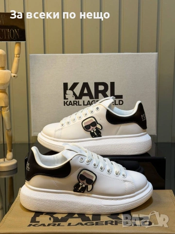 Karl Lagerfeld Дамски Маратонки👟Дамски Спортни Обувки Карл Лагерфелд - Различни Цветове Код A1561, снимка 12 - Маратонки - 55159324