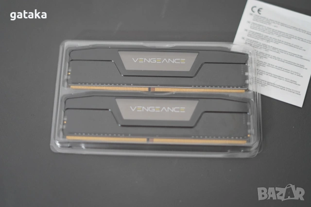 Corsair VENGEANCE 64GB (2x32GB) DDR5 6600MHz - Неползвана Рам Памет (cmk64gx5m2b6600c32), снимка 3 - RAM памет - 55160954