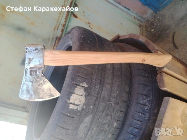 Топор от времето на соца , снимка 8 - Антикварни и старинни предмети - 55274777