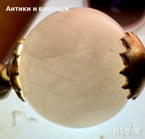 Лот от 4 уникални винтидж колиета / гердани (малахит, ахат, бижутерия), снимка 11 - Колиета, медальони, синджири - 55453702