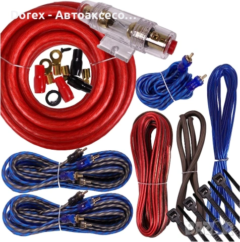 Кабели за усилвател 6GA - до 1500W, снимка 3 - Аксесоари и консумативи - 54208883