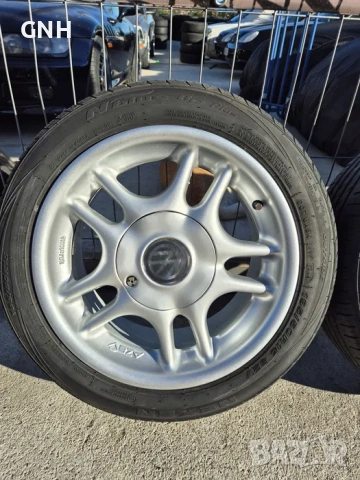 Джанти Azev 15 цола ,4х100 , 7.5j ,et30 , 195/55/15 Vw Honda Opel, снимка 3 - Гуми и джанти - 54479776