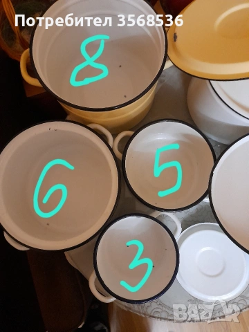 Емайлирани тенджери,тави, снимка 3 - Съдове за готвене - 54050884