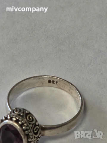 Сребърен пръстен 4.40гр., снимка 4 - Пръстени - 54111601