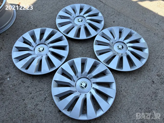 4 броя Оригинални тасове за Skoda Octavia,Kodiaq 16, снимка 5 - Аксесоари и консумативи - 55587436