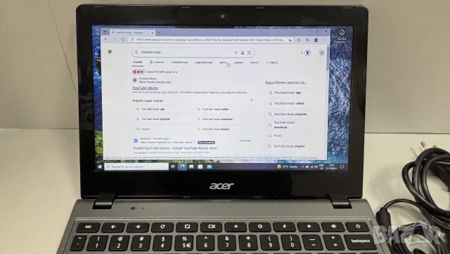 ЛАПТОП Acer Chromebook C720 ZHN Celeron N957U 2GB 16GB 1366x768 клас A - Chrome OS, снимка 6 - Лаптопи за дома - 55509851