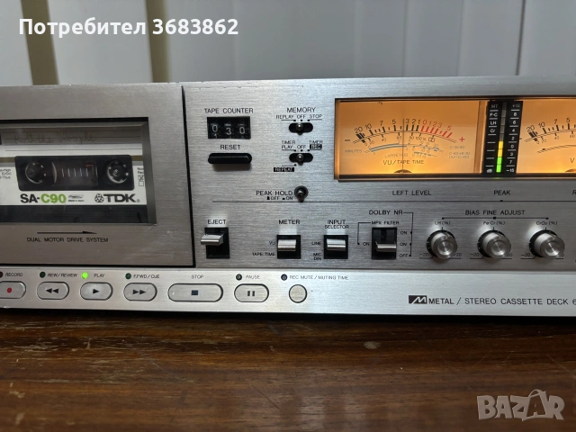 AIWA 6700 Stereo Cassette Deck, снимка 4 - Декове - 55213278