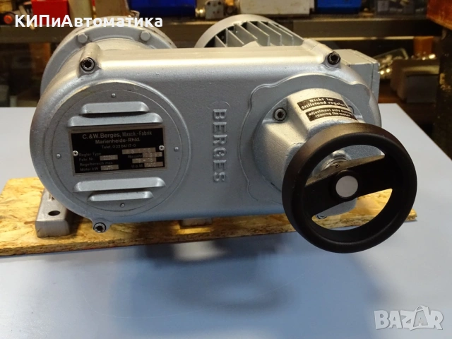 вариаторен мотор редуктор Berges RG100 Mechanical Variable Speed Drive 0.75kW, снимка 4 - Резервни части за машини - 54580170
