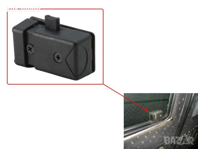 Дръжка за плъзгащ прозорец на Mercedes Sprinter W903, снимка 4 - Части - 54080329