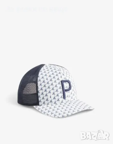 PUMA Palms Trucker P Snapback Cap White/Navy Шапка С Козирка Код P2924