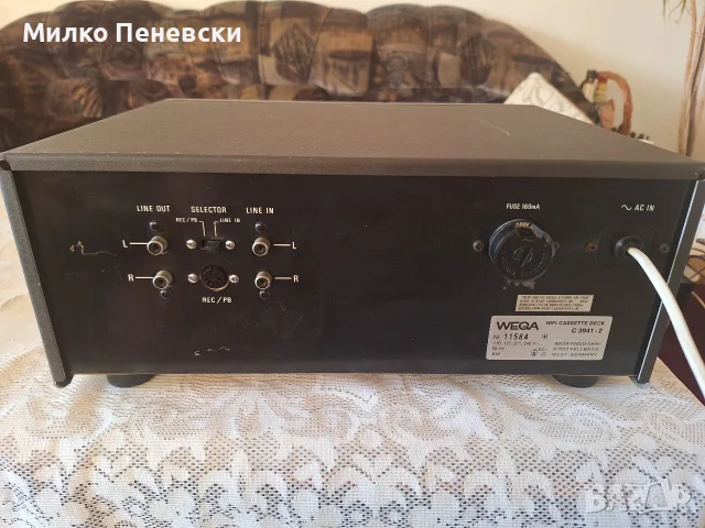 WEGA C 3941-2 VINTAGE STEREO CASSETTE DECK., снимка 5 - Декове - 55479683