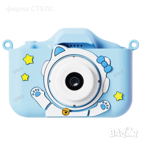 Детски фотоапарат STELS KittyCam X300, 40MP, Селфи детска камера, USB-C, снимка 10 - Други - 44043534