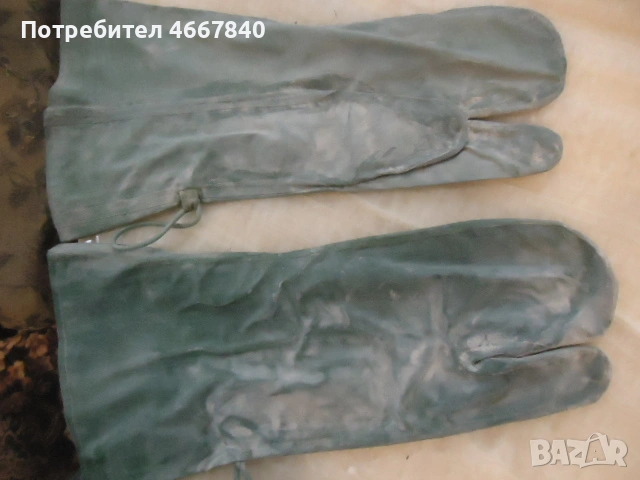 WW2 химични ръкавици, снимка 3 - Други ценни предмети - 54598369