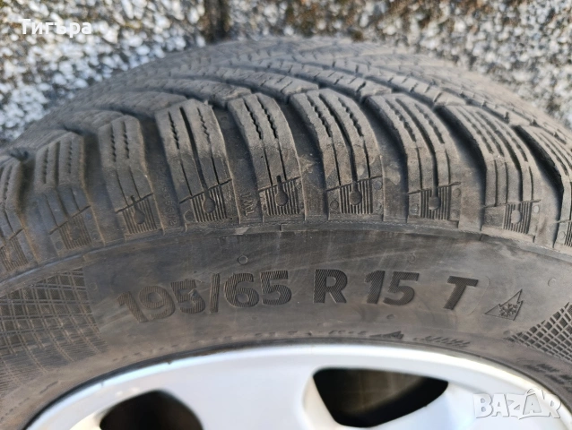 Джанти със зимни гуми 15 цола за Опел , снимка 2 - Гуми и джанти - 54991318