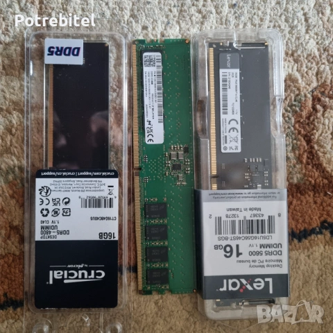 Пакет памети за лаптопи и настолни компютри, снимка 4 - RAM памет - 54397860